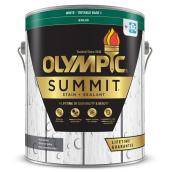 Olympic Summit Advanced Solid Stain Plus Sealant in One - Low-Luster - White-Base 1 - Opaque - 3.78-L