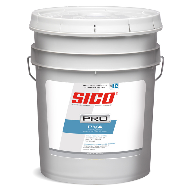 SICO Pro PVA Drywall Primer-Sealer - White - 18.9-L