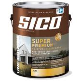 Peinture et apprêt d'extérieur Sico Super Premium, une couche, mat, base 1, 3,78 L