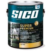 Peinture d'extérieur SICO Super Premium, fini satiné, base 1, 3,78 L