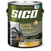 Peinture d'extérieur SICO Super Premium, fini semi-lustré, blanc, 3,78 L