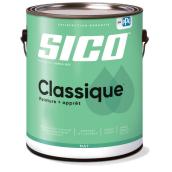 Peinture et apprêt d'intérieur SICO Classique en latex, fini mat, 3,78 l, blanc