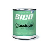 Peinture et apprêt d'intérieur SICO Classique en latex, fini mat, 946 ml, base médium