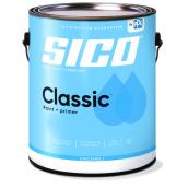 SICO Classic Interior Paint and Primer - Latex - Eggshell Finish - 3.78-L - White