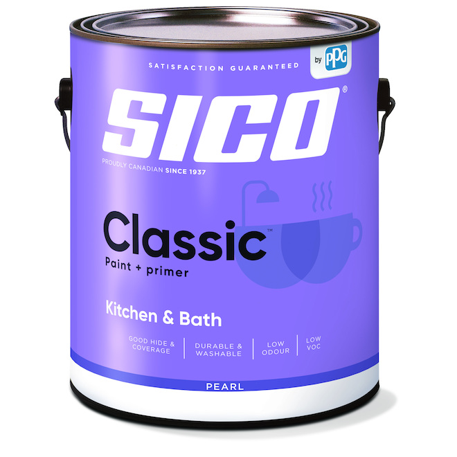 SICO Classic Tintable Base for Kitchen and Bathroom - Latex - Pearl ...