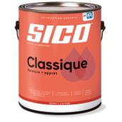 Peinture et apprêt d'intérieur SICO Classique en latex, fini semi-lustré, 3,78 l, base médium