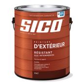 Peinture et apprêt d'extérieur résistant aux intempéries Sico, mat, blanc 3,78 L