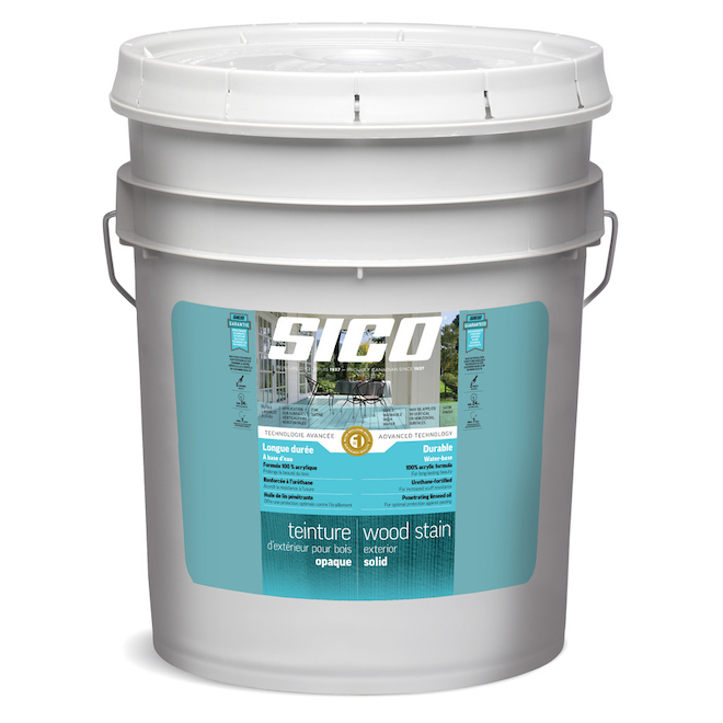 SICO White Solid Exterior Stain 18.9L RONA