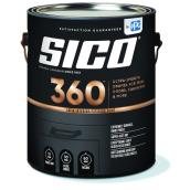Sico 360 White Satin Enamel Tintable Interior/Exterior Paint (Actual Net Content: 128 oz)