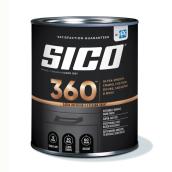 Sico 360 White Base Satin Enamel Tintable Interior/Exterior Paint (Actual Net Content:32 oz)