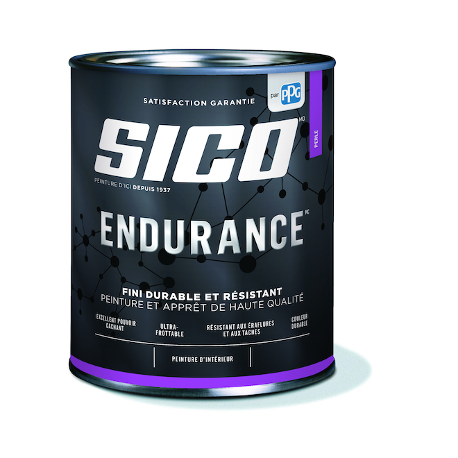 Peinture teintable multicolore Sico Endurance, base moyenne, fini satiné (31,99 onces)