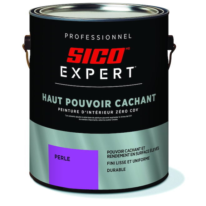 Peinture teintable Sico Expert, blanc, satiné (3,78 L)