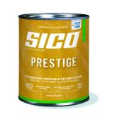Peinture et apprêt bloque-taches Prestige de Sico blanc au fini coquille d'oeuf, 946 ml
