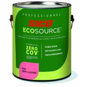 Peinture d'intérieur SICO Ecosource latex 100 % acrylique zéro COV semi-lustré blanc à teinter, 3,78 L