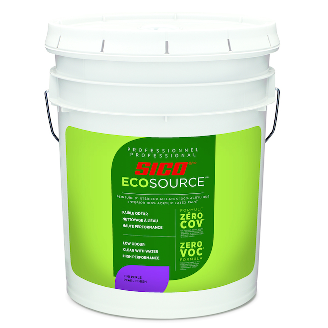 Peinture intérieur Sico Ecosource acrylique blanc perle 18,9 l