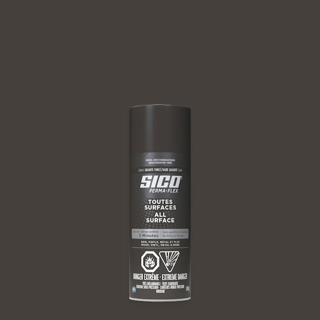 Sico Perma-Flex Spray Paint - Interior/Exterior - 340-g - Dark Granite