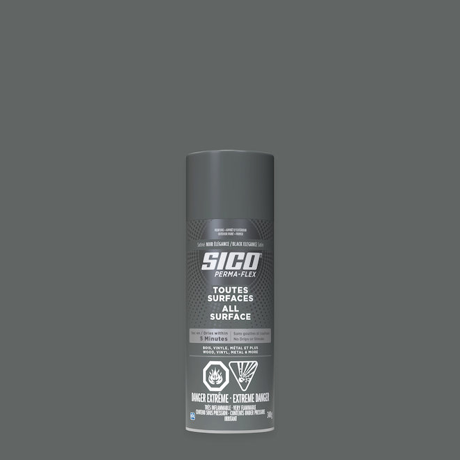 Sico Perma-Flex Spray Paint - Exterior - 340-g - Black Elegance