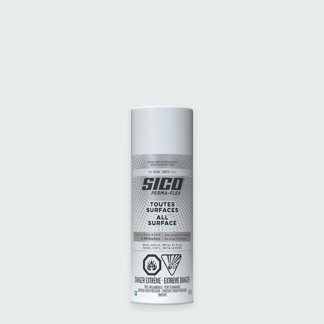 Sico Perma-Flex Spray Paint - Interior/Exterior - 340-g - White Matte