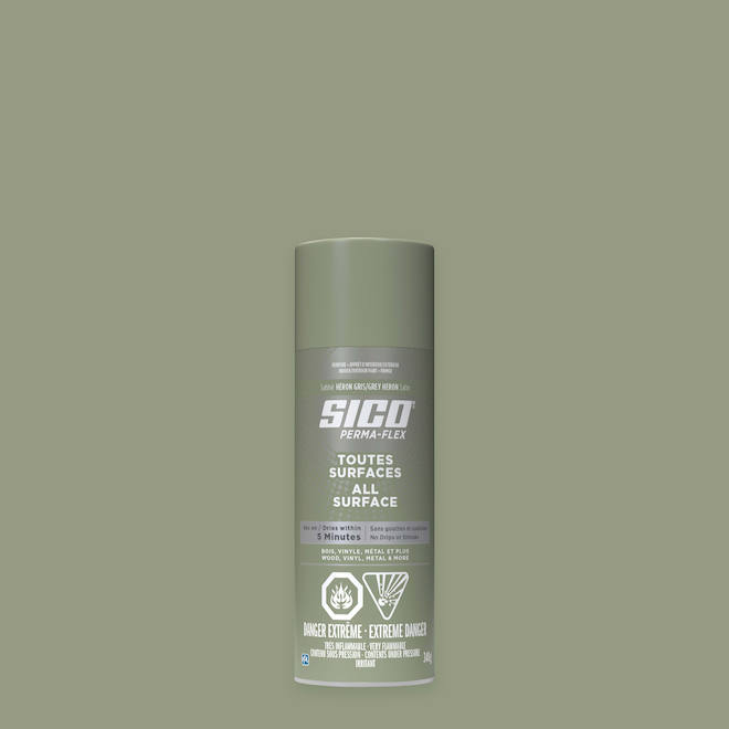 Sico Perma-Flex Spray Paint - Interior/Exterior - 340-g - Grey Heron