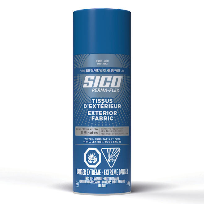 Sico Perma-Flex Spray Paint for Exterior Fabric - 340-g - Suddenly Sapphire