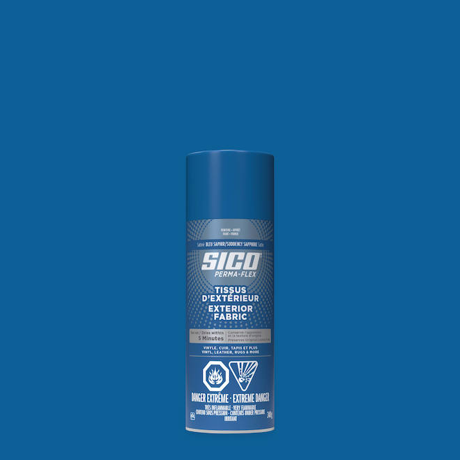 Sico Perma-Flex Spray Paint for Exterior Fabric - 340-g - Suddenly Sapphire