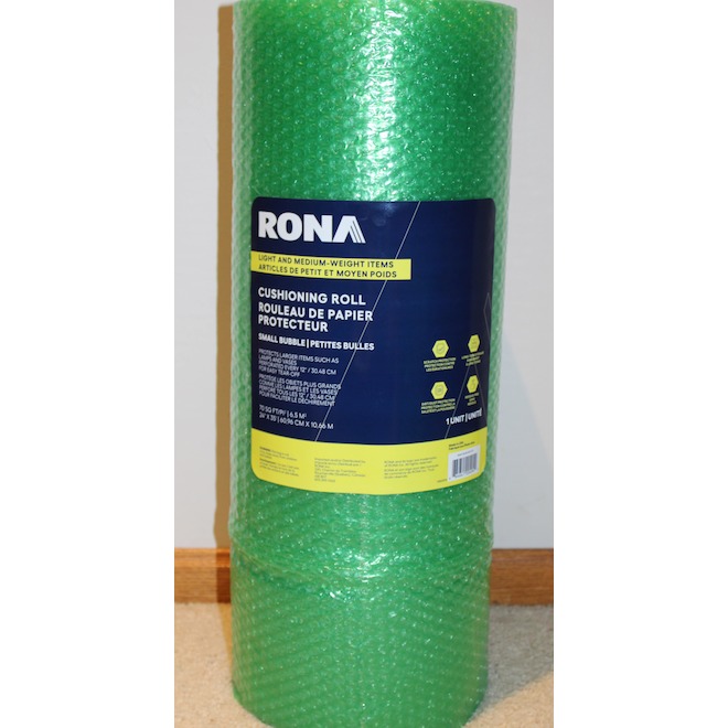 RONA 24-in x 35 3/16-ft Green Plastic Bubble Wrap
