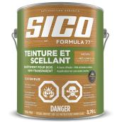 Teinture et scellant pour bois Formula 77 SICO couleur naturel 3,78 L à l'alkyde