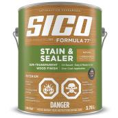 SICO Formula 77 3.78-L. Alkyde Natural Wood Stain and Sealant
