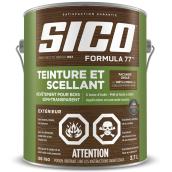 Teinture et scellant pour bois Formula 77 SICO couleur pacanier brûlé 3,78 L à l'alkyde