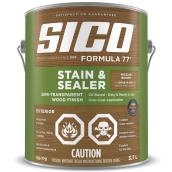 SICO Formula 77 3.78-L. Alkyde Mission Brown Wood Stain and Sealant