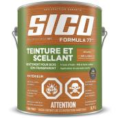 Teinture et scellant pour bois Formula 77 SICO couleur Sequoia 3,78 L à l'alkyde