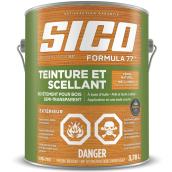 Teinture et scellant pour bois Formula 77 SICO couleur cèdre naturel 3,78 L à l'alkyde