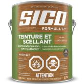 Teinture et scellant pour bois Formula 77 SICO couleur pacane 3,78 L à l'alkyde