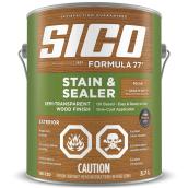 SICO Formula 77 3.78-L. Alkyde Pecan Wood Stain and Sealant