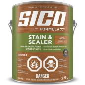 SICO Formula 77 3.78-L. Alkyde Dark Walnut Wood Stain and Sealant