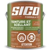Teinture et scellant pour bois Formula 77 SICO couleur acajou 3,78 L à l'alkyde