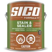 SICO Formula 77 3.78-L. Alkyde Mahogany Wood Stain and Sealant