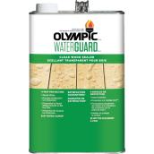 Olympic 3.78-L. Oil-Modified Clear Transparent Wood Sealant