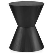 Table d'appoint Bouclair bois noir 15,75 x 15,75 x 19,75 po