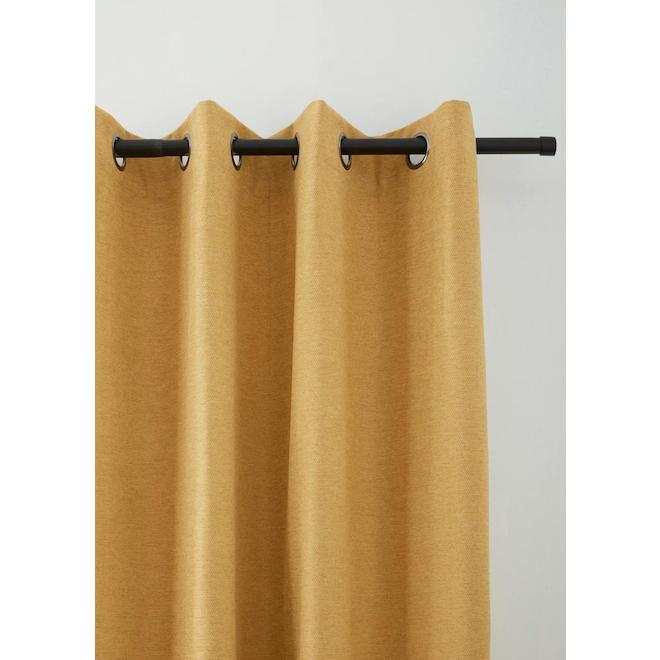 Bouclair 52 x 84-in Ochre Blackout Curtain