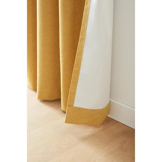 Bouclair 52 x 84-in Ochre Blackout Curtain