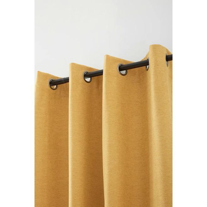 Bouclair 52 x 84-in Ochre Blackout Curtain