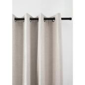 Bouclair 52 x 84-in Light Beige Blackout Curtain