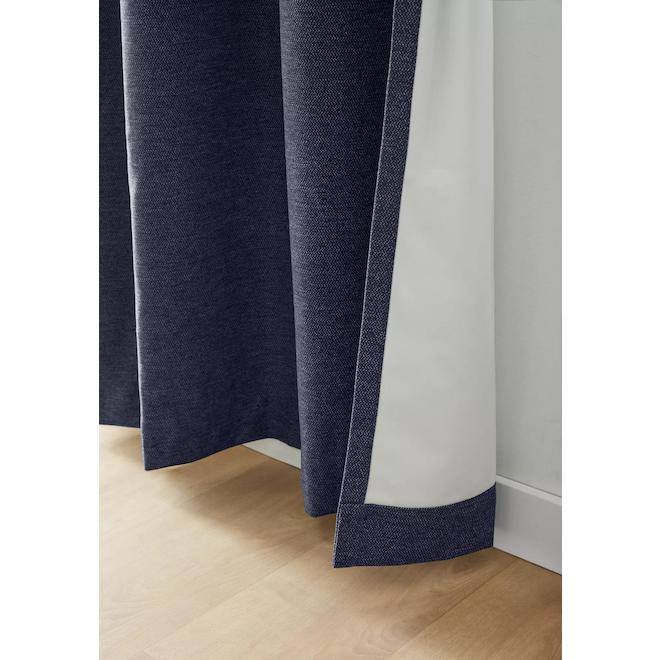 Bouclair 52 x 84-in Navy Blackout Curtain