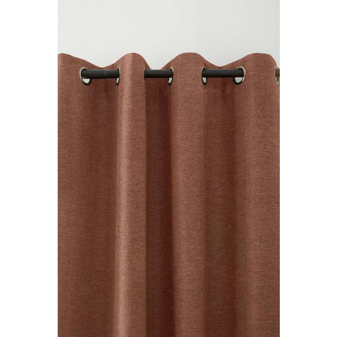 Bouclair 52 x 84-in Terra Cotta Blackout Curtain