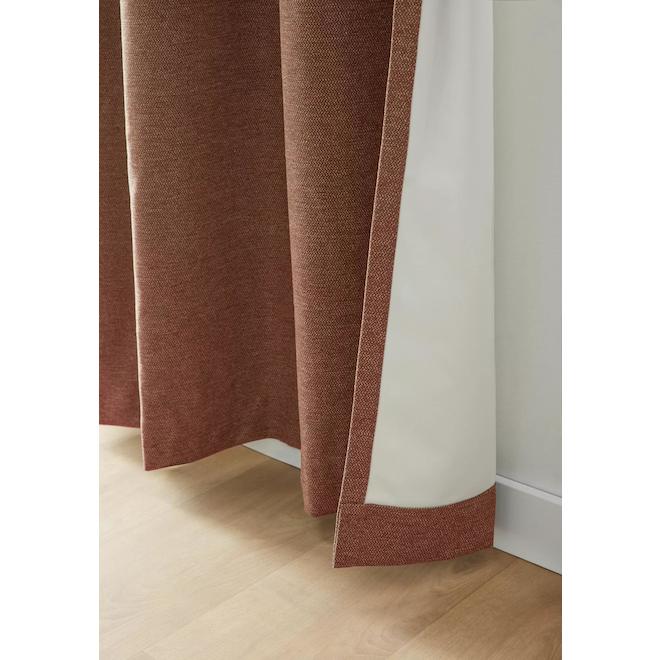 Bouclair 52 x 84-in Terra Cotta Blackout Curtain