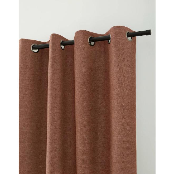 Bouclair 52 x 84-in Terra Cotta Blackout Curtain