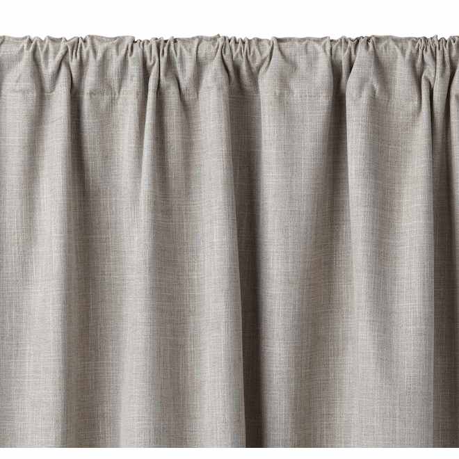 Bouclair 52 x 84-in Taupe Polyester Blackout Curtain