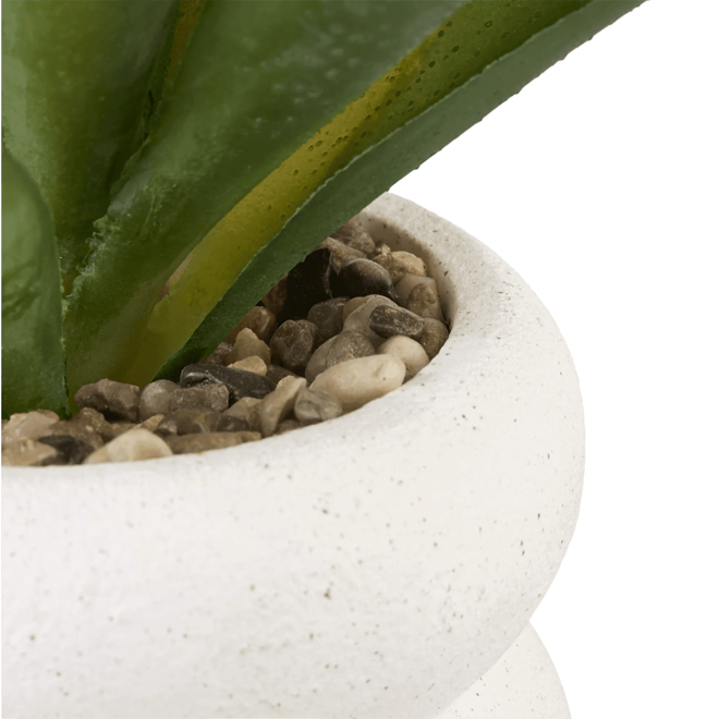 Bouclair 4-in Artificial Plant in White Pot
