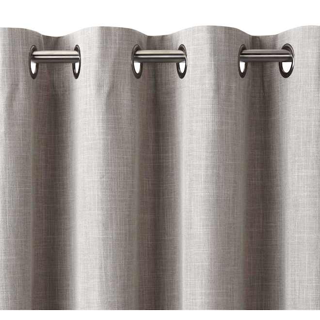 Bouclair 52 x 84-in Taupe Polyester Blackout Curtain